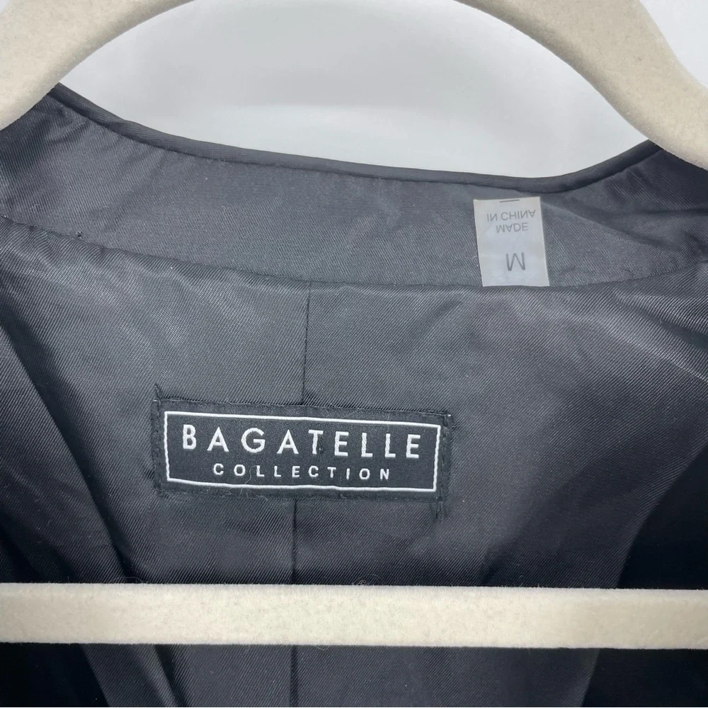 Bagatelle Black Sequin Blazer Jacket -‎ Size M